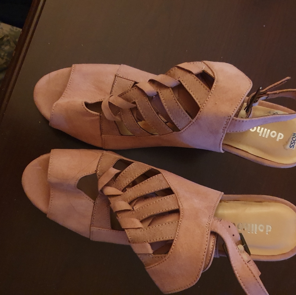 Dollhouse Wedges, Size 11M, Pink